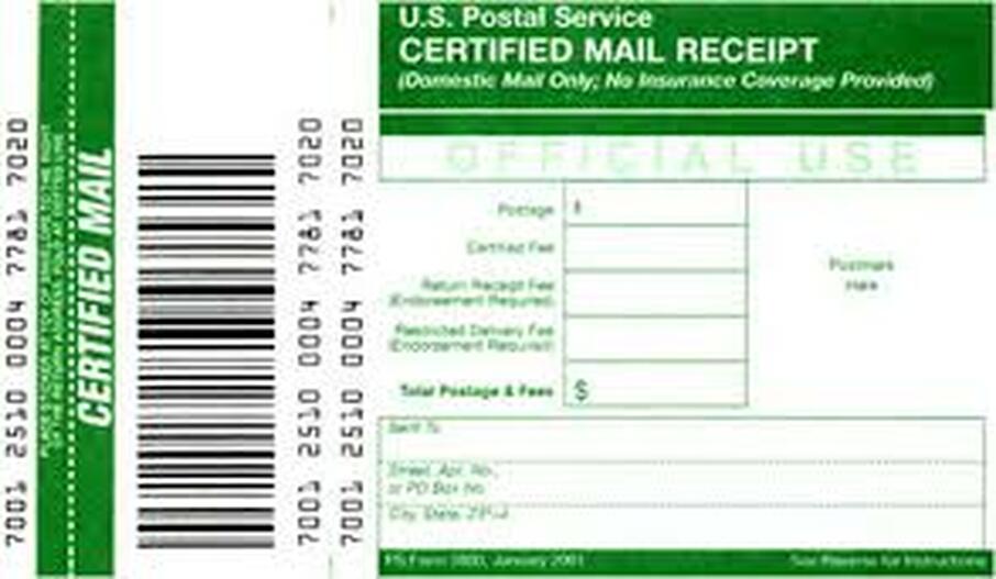 Cost Of Certified Mail Return Receipt slideshare